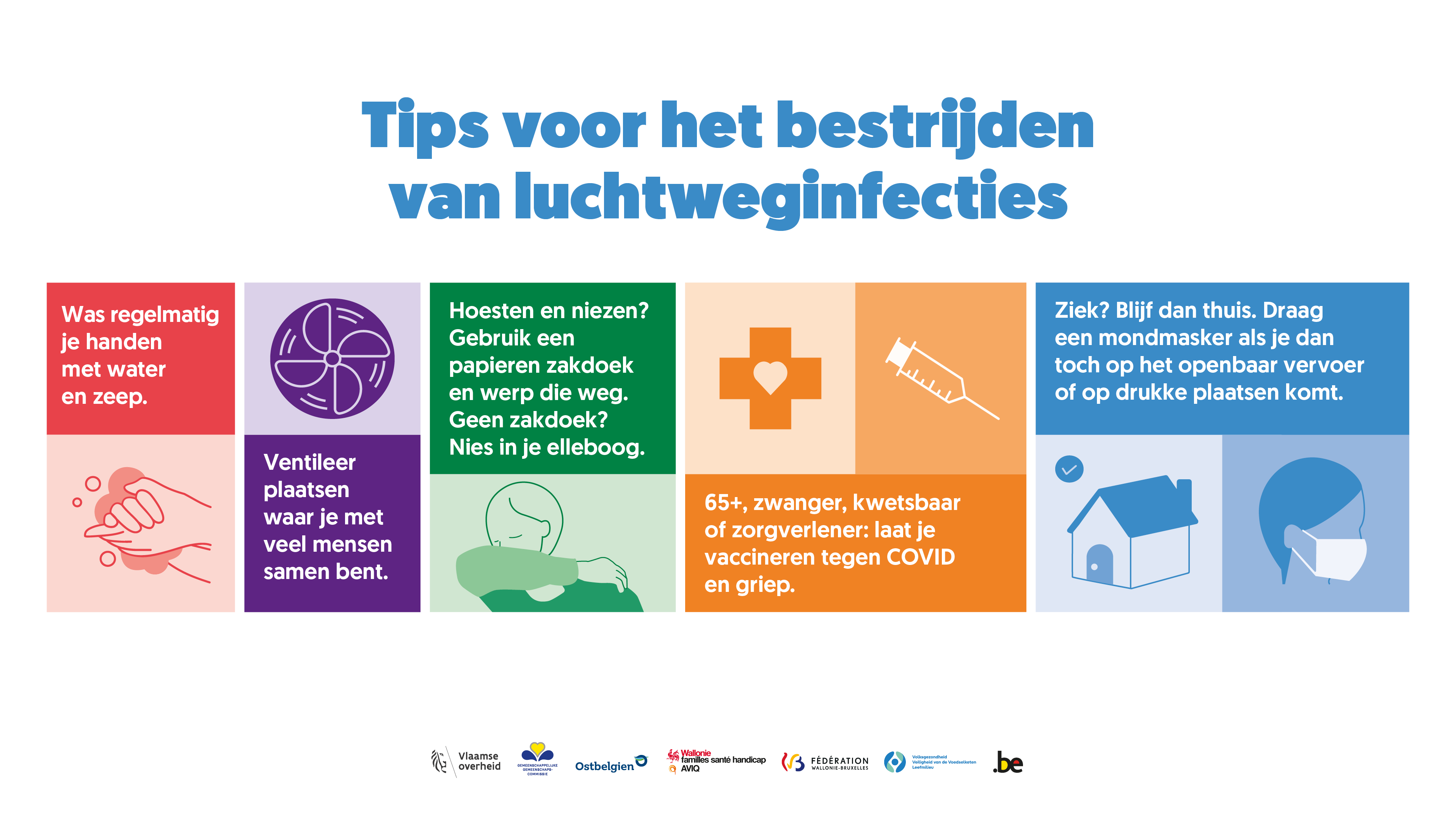 Affiche campagne COVID- en griepvaccinatie najaar 2023 ...